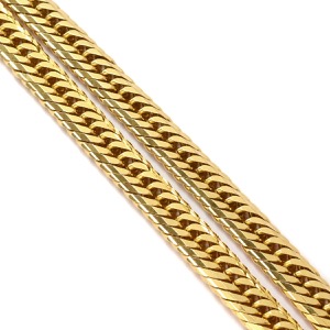 喜平 ネックレス K18 18金 50cm 50.6g 16面 トリプル K18YG ゴールド 造幣局検定マーク ※ショッピングローン対応していません。   中古