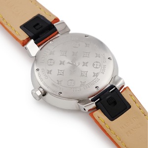 ルイヴィトン タンブール スリム MM レインボー QA159Z モノグラム ギヨシェ カラフル クオーツ