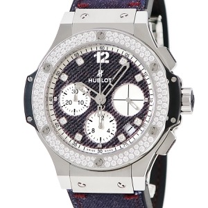 ウブロ ビッグバン パープル ジーンズ ダイヤモンド 341.SX.2790.NR.1104.JEANS 純正ダイヤ 限定 自動巻き