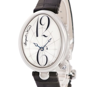 ブレゲ クイーン オブ ネイプルズ 8967ST/58/986 シェル 卵型 ビッグアラビア 青針 自動巻き