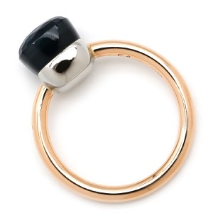 ポメラート リング 指輪 ヌード リング K18RG ブルー #54(JP14)  Au750 18K 18金 RG ブルートパーズ ヌードプチ  PAB4030 中古