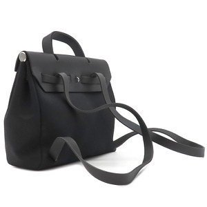 エルメス 2WAYバッグ エールバッグ アドPM トワルオフィシエ ブラック 黒 リュック バックパック ストッパー欠品  中古