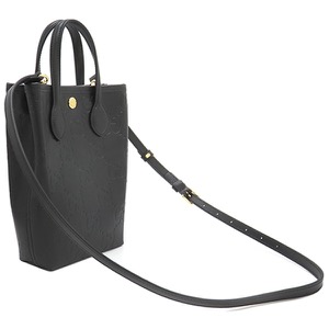 グッチ 2WAYバッグ GG スーパーミニバッグ レザー ブラック 黒 ハンドバッグ ショルダー  790133 中古