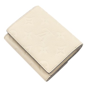 ルイヴィトン 三つ折り財布 ポルトフォイユ メティス コンパクト ホワイト 白 オフホワイト  M81071 中古