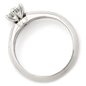 ティファニー リング 指輪 ソリティア Pt950 シルバー T&Co. プラチナム 1P 1石 1粒 ダイヤ エンゲージ ブライダル  中古