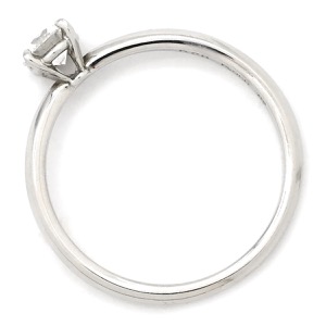 リング 指輪 ダイヤ 立爪リング Pt950 シルバー 1石 1粒  中古