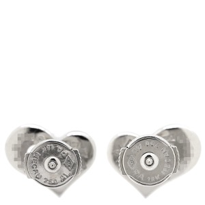 ピアジェ ピアス ライムライト ダイヤモンド K18WG シルバー 750 WG ハート  G38L3400 中古