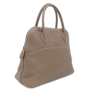 エルメス 2WAYバッグ ボリード31 トリヨンクレマンス グレー グレージュ ショルダー  中古