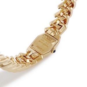 カルティエ マイヨン ドゥ カルティエ SM WGBJ0002 K18YG無垢 スモールモデル 青針 クオーツ