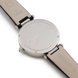 ハリーウィンストン プルミエール 31mm PRNQHM31WW001 K18WG無垢 純正ダイヤ シェル バー クオーツ