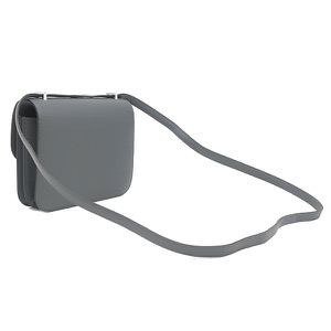 エルメス ショルダーバッグ コンスタンス3 ミニ ミロワール シェーブル グレー未使用  中古