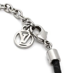 ルイヴィトン ブレスレット ブラスレ･ヴィヴィエンヌ アムール メタル ブラック ペアブレス 片方欠品  M8333Z 中古