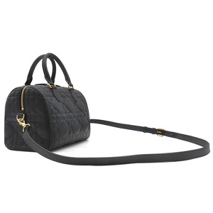 クリスチャン・ディオール 2WAYバッグ グルーヴ 25 ミディアム カーフ ブラック 黒 マクロカナージュ ショルダー  M1365UBOL_M900 中古