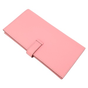 エルメス 長財布 ベアンスフレ  ヴォーエプソン ピンク 二つ折り財布  中古
