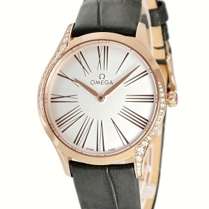 オメガ デ ヴィル トレゾア 428.58.36.60.02.001 新品同様 K18RG無垢 純正ダイヤ セドナゴールド クオーツ