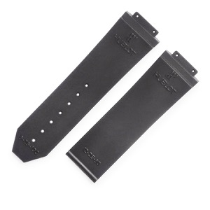 ウブロ 腕時計パーツ 純正 ビッグバン 301用 ラバーバンド ラバー ブラック 未使用 替え ベルト ストラップ 予備 交換 スペア 部品 25mm ブラック 黒  中古