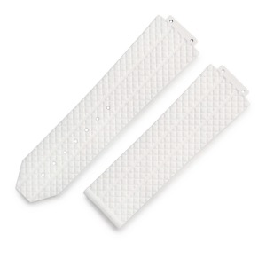 ウブロ 腕時計パーツ 純正 ビッグバン 301用 ラバーバンド ラバー ホワイト 未使用 替え ベルト ストラップ 予備 交換 スペア 部品 25mm ホワイト 白  中古