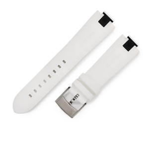 ルイヴィトン 腕時計パーツ 純正 タンブール用 ラバーバンド ラバー ホワイト ワンタッチ 替え ベルト 純正SS製尾錠付き モノグラム 21mm ホワイト 白 中古