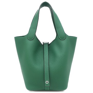エルメス ハンドバッグ ピコタンロックPM  トリヨンクレマンス グリーン未使用 緑  中古
