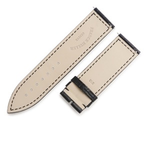 フランクミュラー 腕時計パーツ 純正 ロングアイランド 1000用 クロコバンド クロコダイル ブラック 新品未使用 替え ベルト 22mm ブラック 黒 バネ棒  中古