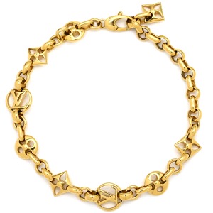 ルイヴィトン ブレスレット ブレスレット クレイジー イン ロック GP ゴールド LVサークル  M00376 中古