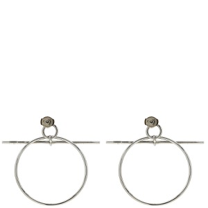 エルメス ピアス ループ MM ピアス シルバー925 シルバー Ag925 SV925  H114504B 00 中古