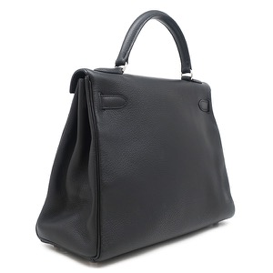 エルメス 2WAYバッグ ケリー32 内縫い トリヨンクレマンス ブラック 黒 ショルダー  中古