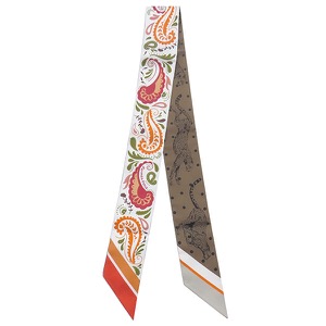 エルメス スカーフ ツイリー シルク マルチカラー 【GUEPARDS BANDANA MULT/チーター バンダナ】  中古