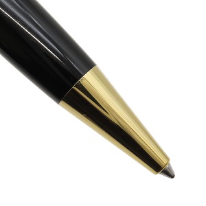 モンブラン ボールペン マイスターシュテュック PIX ゴールドコーティング クラシック GP ブラック 黒 インク切れ  中古