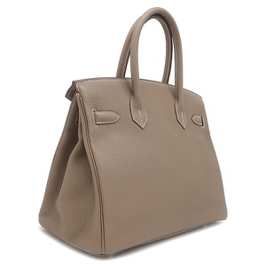 エルメス ハンドバッグ バーキン30 トゴ グレー グレージュ リカラー有  中古