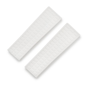 パテックフィリップ 腕時計パーツ 純正 アクアノート用 ラバーバンド カット済 ラバー ホワイト 替え ベルト ストラップ 19ｍｍ ホワイト 白  中古