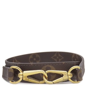 ルイヴィトン ショルダーストラップ モンテーニュ モノグラムキャンバス ブラウン モノグラム 茶 ショート ショルダーストラップ 中古