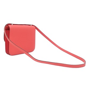 エルメス ショルダーバッグ コンスタンス3 ミニ ミロワール シェーブル ピンク 中古