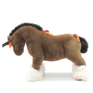 エルメス ぬいぐるみ エルミー PM アクリル ブラウン 茶 馬 ポニー  中古