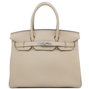 エルメス ハンドバッグ バーキン30 トゴ グレー グレージュ  中古