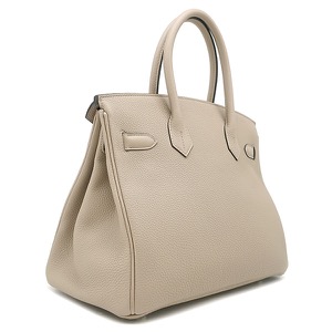 エルメス ハンドバッグ バーキン30 トゴ グレー グレージュ  中古