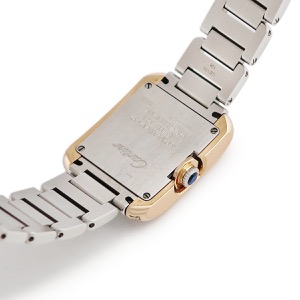 カルティエ タンク アングレーズ SM W3TA0002 K18PG×SS コンビ 純正ダイヤ ギョウシェ クオーツ