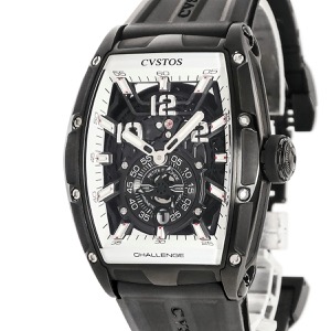 クストス チャレンジ ジェットライナー2 P-S オートマティック CVT-JET2-PS BKTT OH済 黒 限定20本 自動巻き