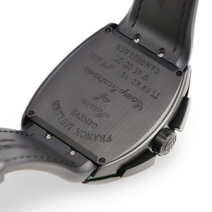 フランクミュラー ヴァンガード カモフラージュ V45CCDT 迷彩 クロノグラフ デイト ブラックPVD 自動巻き