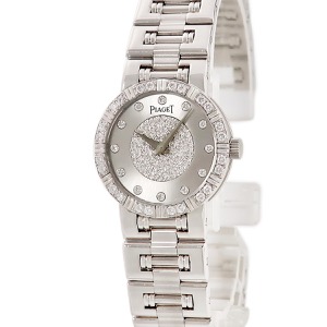 ピアジェ ダンサー 90564K81 K18WG無垢 純正ダイヤ パヴェ ラウンド 手巻き