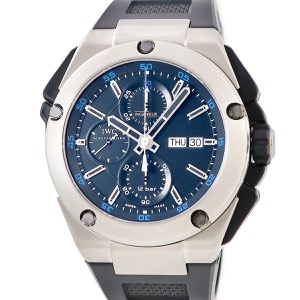 IWC インヂュニア ダブル クロノグラフ IW376501 ブラック デイデイト スプリットセコンド 黒 自動巻き