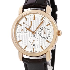 ヴァシュロン・コンスタンタン マルタ パワーリザーブ デイト 83060/000R-9288 K18PG無垢 スモセコ 手巻き