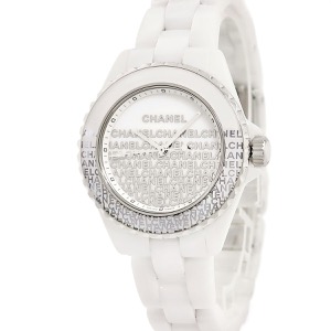 シャネル J12 ウォンテッド ドゥ シャネル H7419 ホワイト 白 CHANELロゴ 数量限定 クオーツ