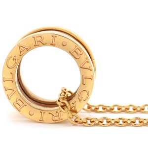 ブルガリ ネックレス ビーゼロワン レジェンド ネックレス K18PG ゴールド B-zero1 ペンダント 18K 750PG 中古