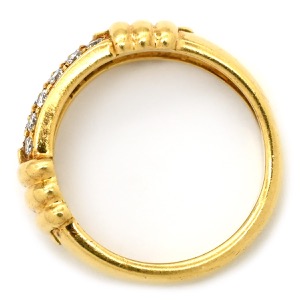 ヴァンクリーフアーペル リング 指輪 ダイヤリング K18YG ゴールド 750AU 18金 18KT  VCARN32400 中古
