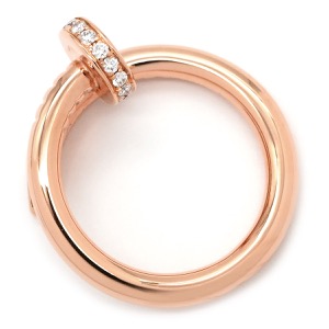 カルティエ リング 指輪 ジュストアンクル ダイヤ K18PG ゴールド #50(JP10) 750 JUSTE UN CLOU  B4094850 中古