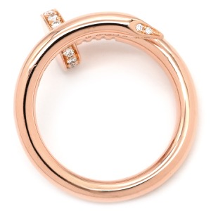 カルティエ リング 指輪 ジュストアンクル ダイヤ K18PG ゴールド #51(JP11) 750 JUSTE UN CLOU  B4094851 中古