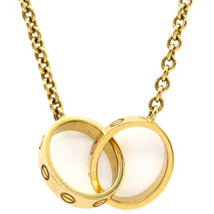 カルティエ ネックレス ベビーラブ  K18YG ゴールド 18金 750YG  中古