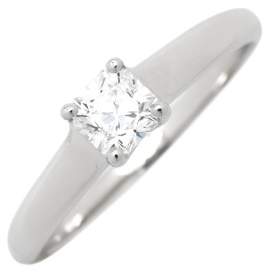 ティファニー リング 指輪 ルシダ ダイヤモンドリング Pt950 シルバー 1石 1粒 プリンセスカット  5970744 中古