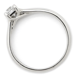 ティファニー リング 指輪 ルシダ ダイヤモンドリング Pt950 シルバー 1石 1粒 プリンセスカット  5970744 中古